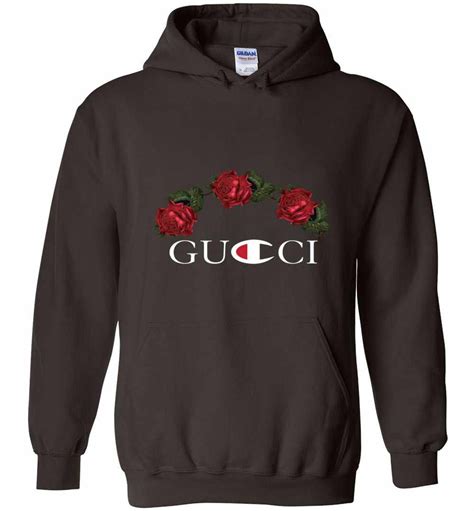 sweat champion gucci|oversize sweatshirt with gucci print.